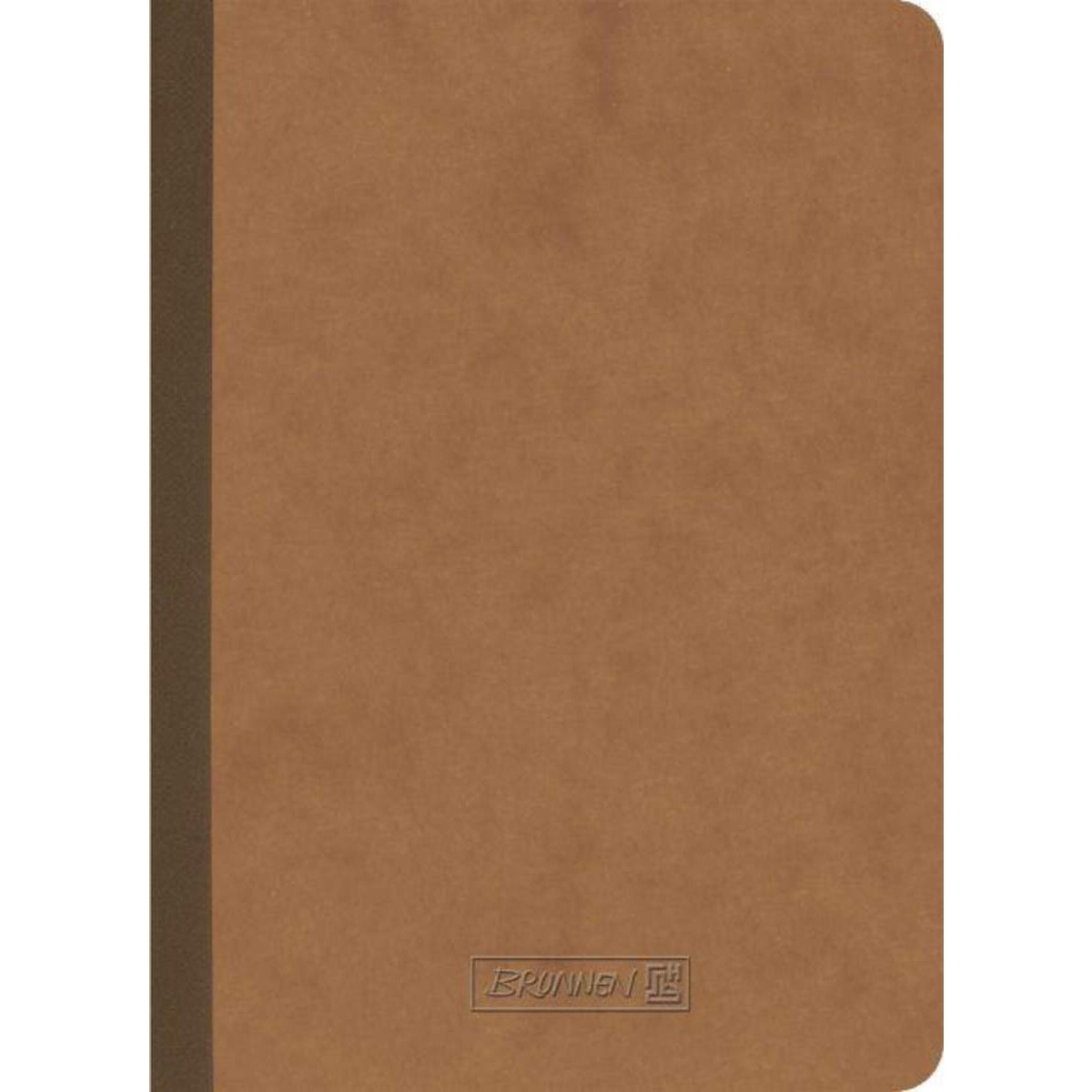 BRUNNEN Kladde FACT!plus Premium A6 kariert braun