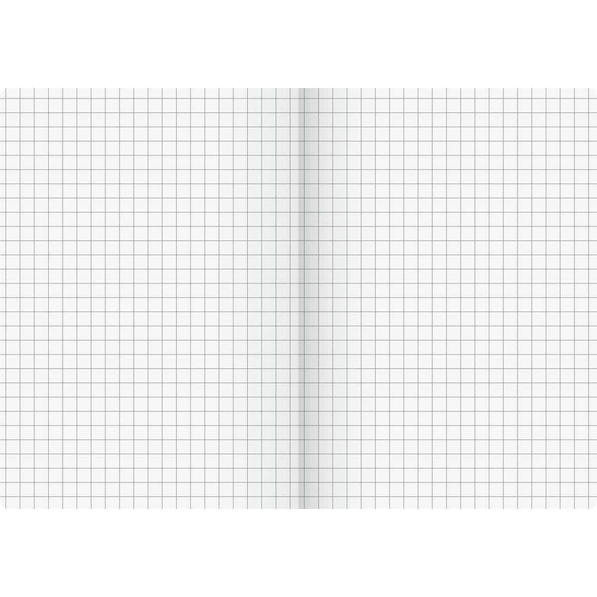 BRUNNEN Kladde FACT!plus Premium A6 kariert braun