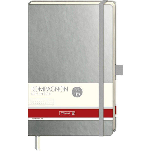 BRUNNEN Notizbuch Kompagnon Metallic dotted anthrazit