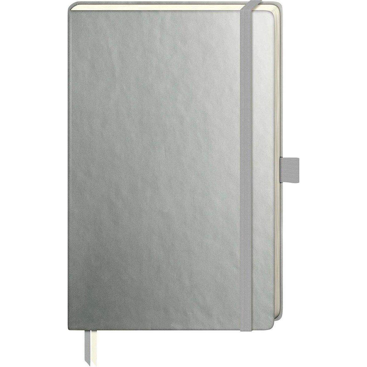 BRUNNEN Notizbuch Kompagnon Metallic dotted anthrazit