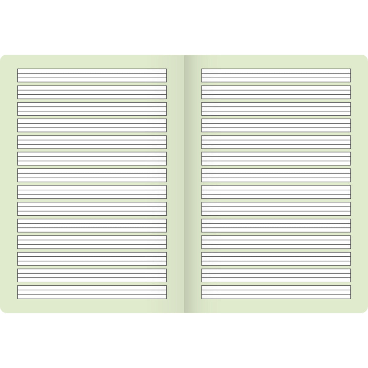 BRUNNEN Schulheft Young Vivendi A4, liniert, Liniatur 1, 16 Blatt