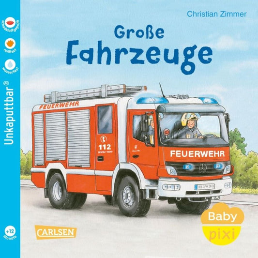 Carlsen Verlag Baby Pixi (unkaputtbar) 153: Große Fahrzeuge