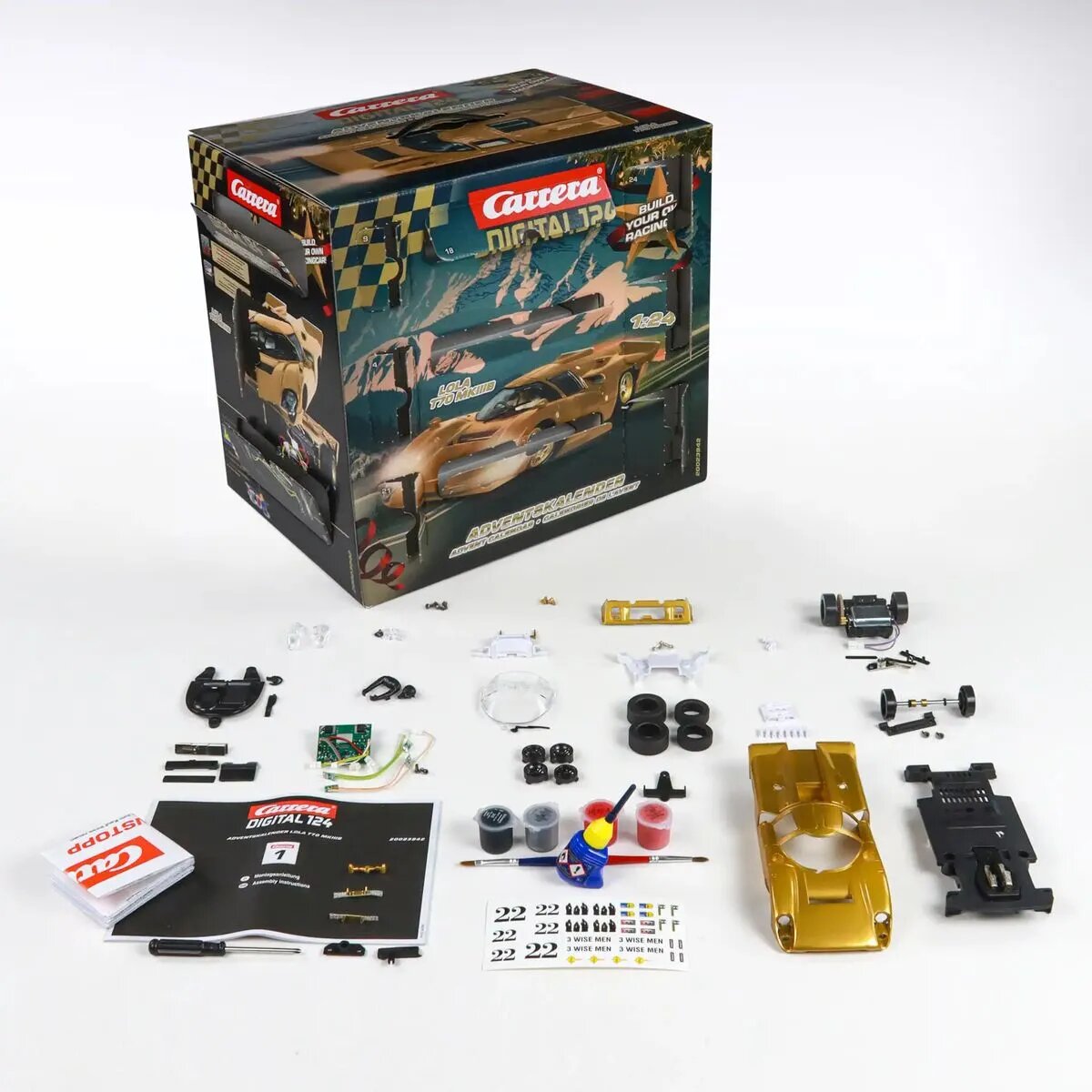 Carrera Adventskalender Lola T70 MKIIIb Bausatz