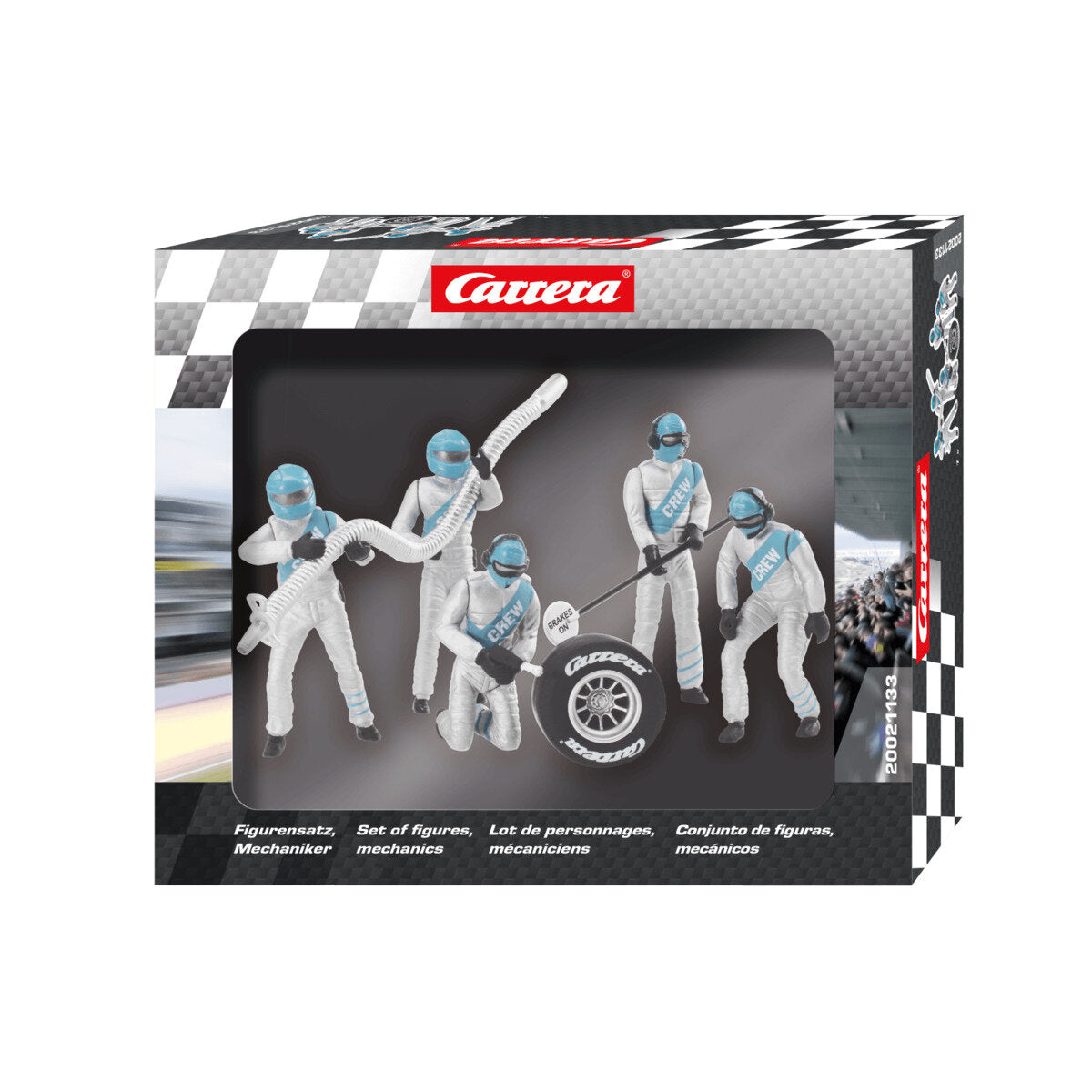 Carrera Digital 124, Digital 132 und EVOLUTION Figurensatz Mechaniker, silber