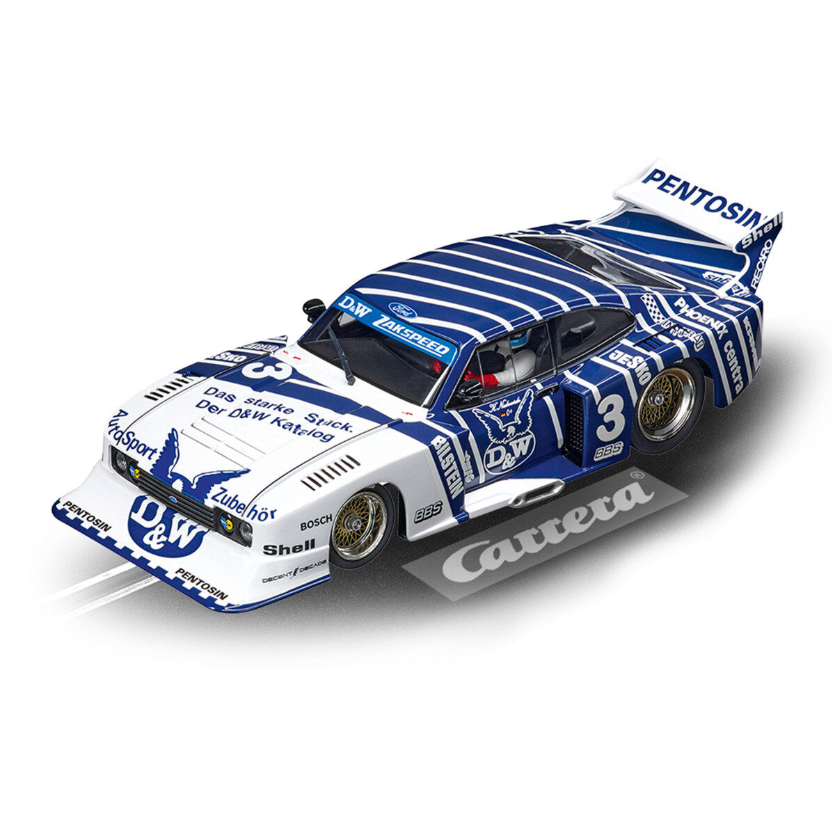 Carrera Digital 132 - Ford Capri Zakspeed Turbo “D&W-Zakspeed Team, No.3”