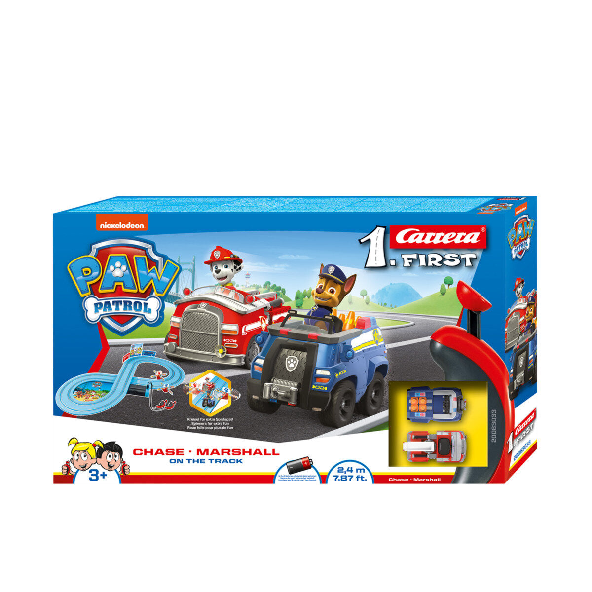 Carrera First Paw Patrol On the Track Autorennbahn