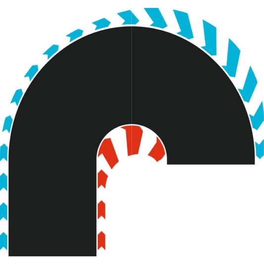 Carrera Hybrid Hairpin Curve 180° L/R