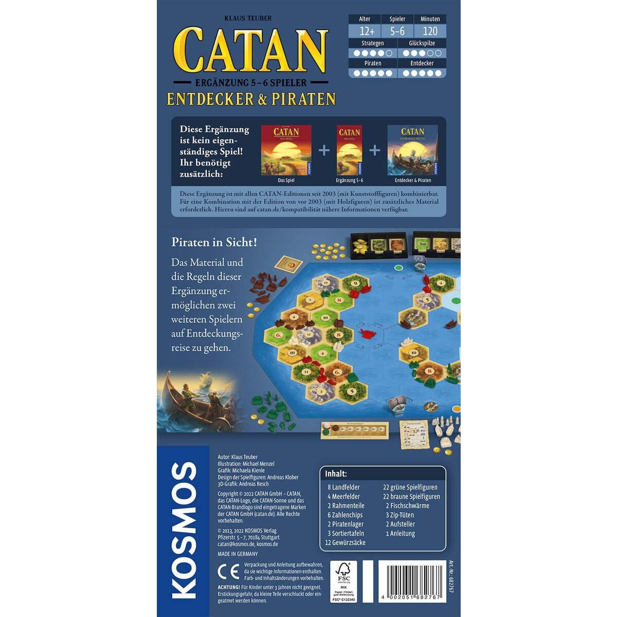 KOSMOS Catan Entdecker & Piraten [Erweiterung]