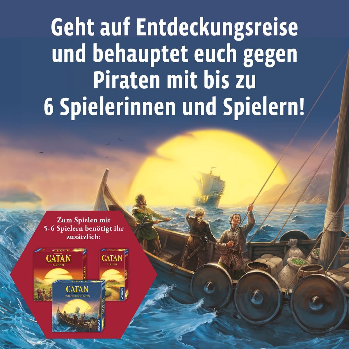 KOSMOS Catan Entdecker & Piraten [Erweiterung]