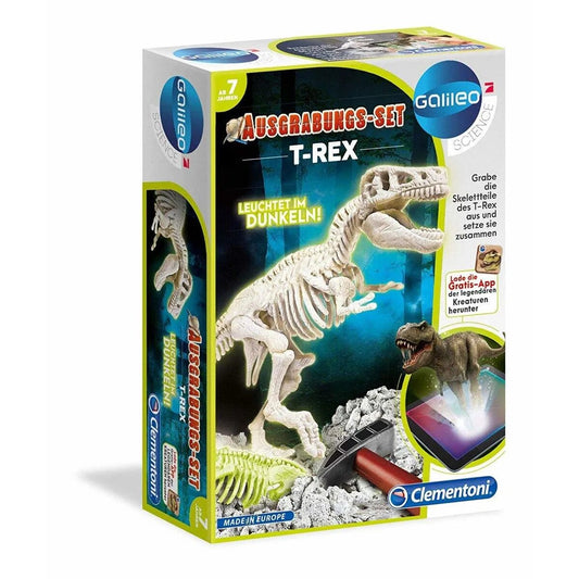 Clementoni Galileo Ausgrabungs-Set T-Rex fluoreszierend