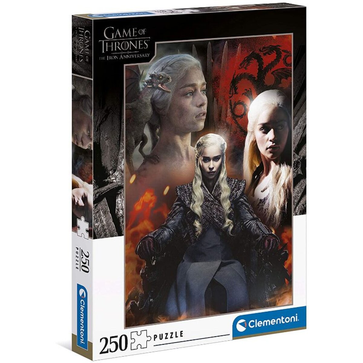 Clementoni Puzzle Game of Thrones Daenerys Targaryen, 250 Teile