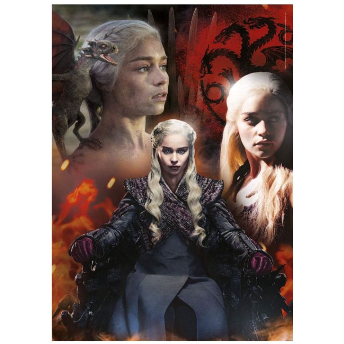 Clementoni Puzzle Game of Thrones Daenerys Targaryen, 250 Teile