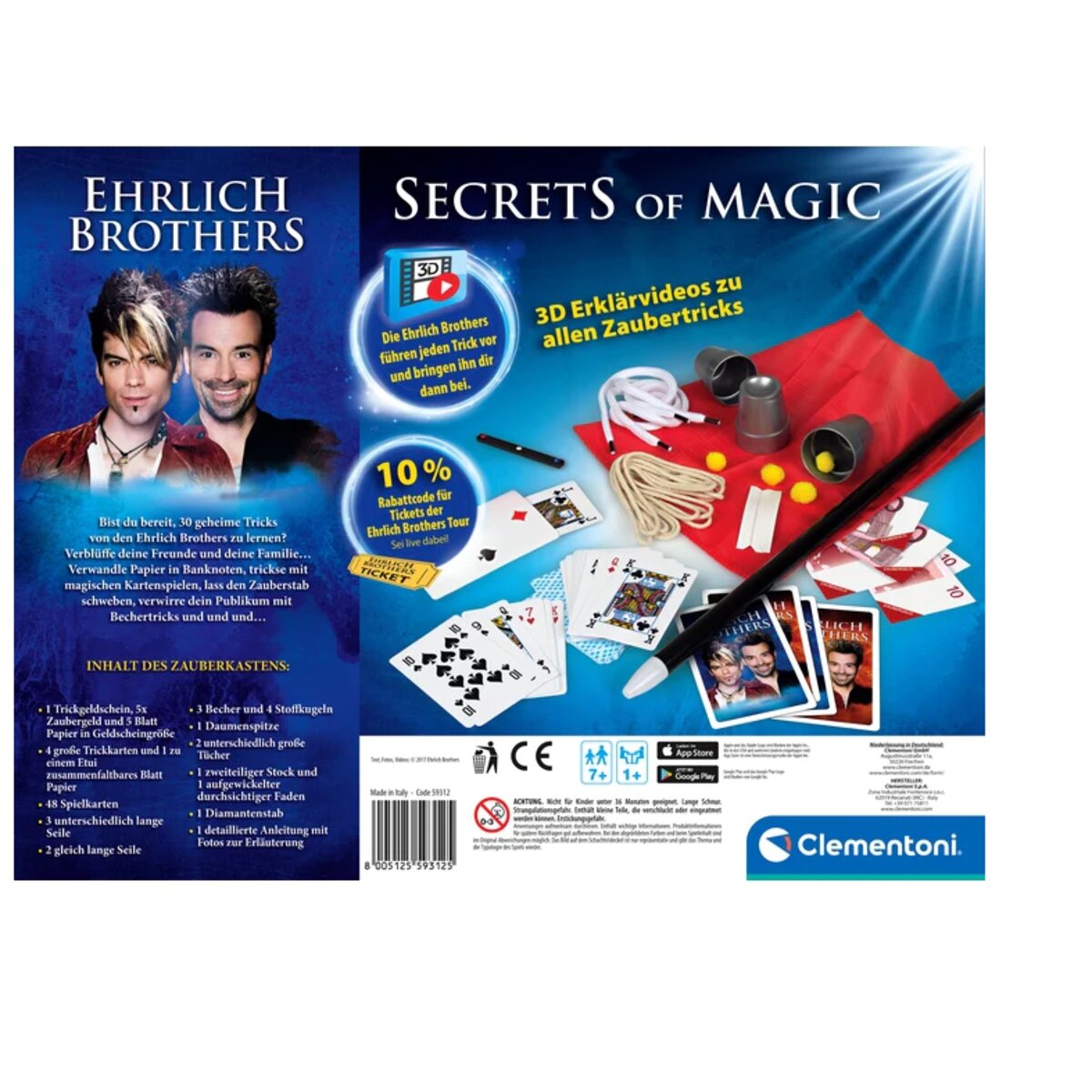 Clementoni Zauberkasten Secrets of Magic