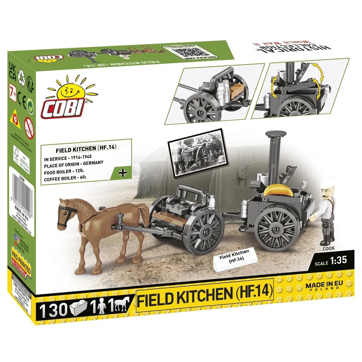 Cobi 2290 Historical Collection - Field Kitchen Hf.14