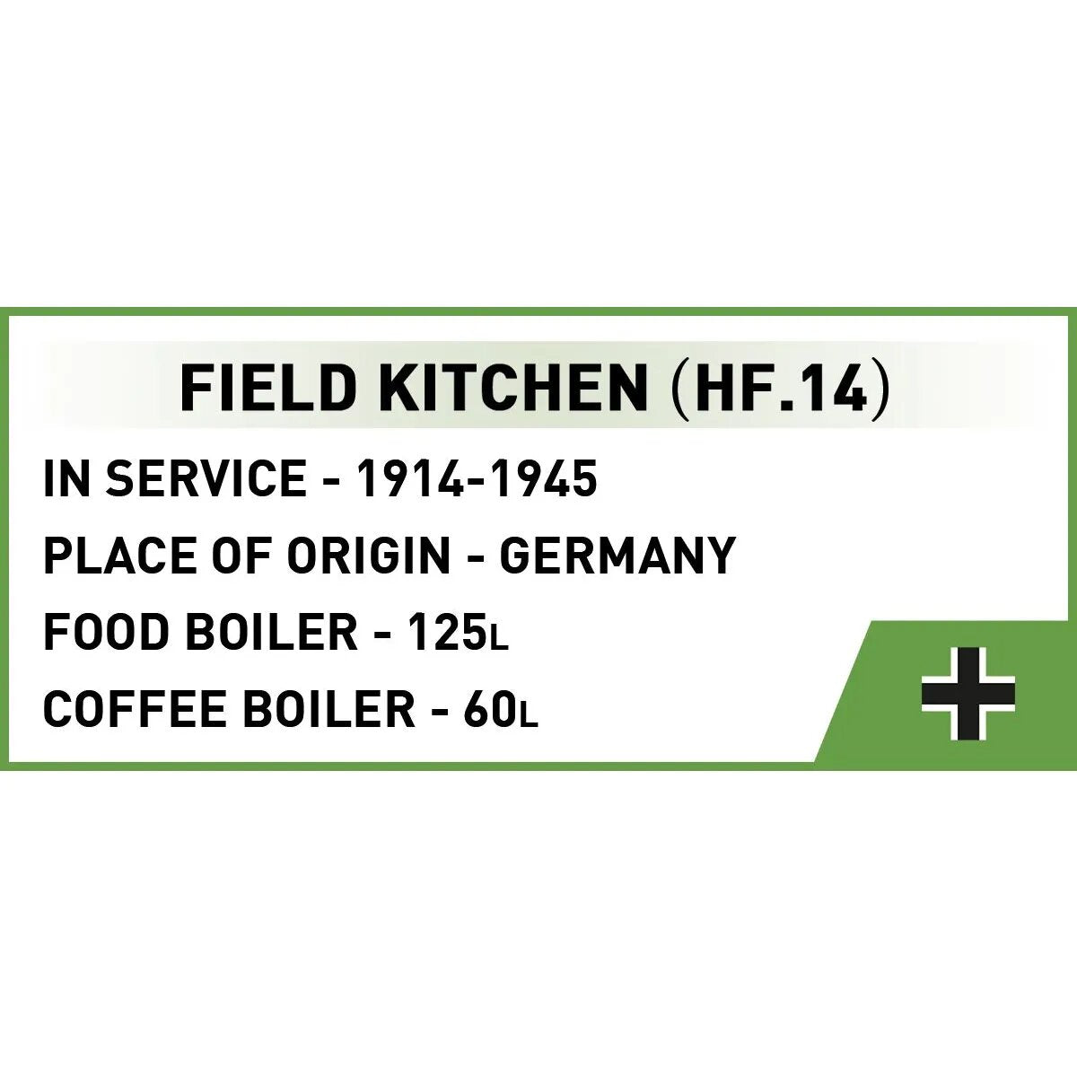 Cobi 2290 Historical Collection - Field Kitchen Hf.14