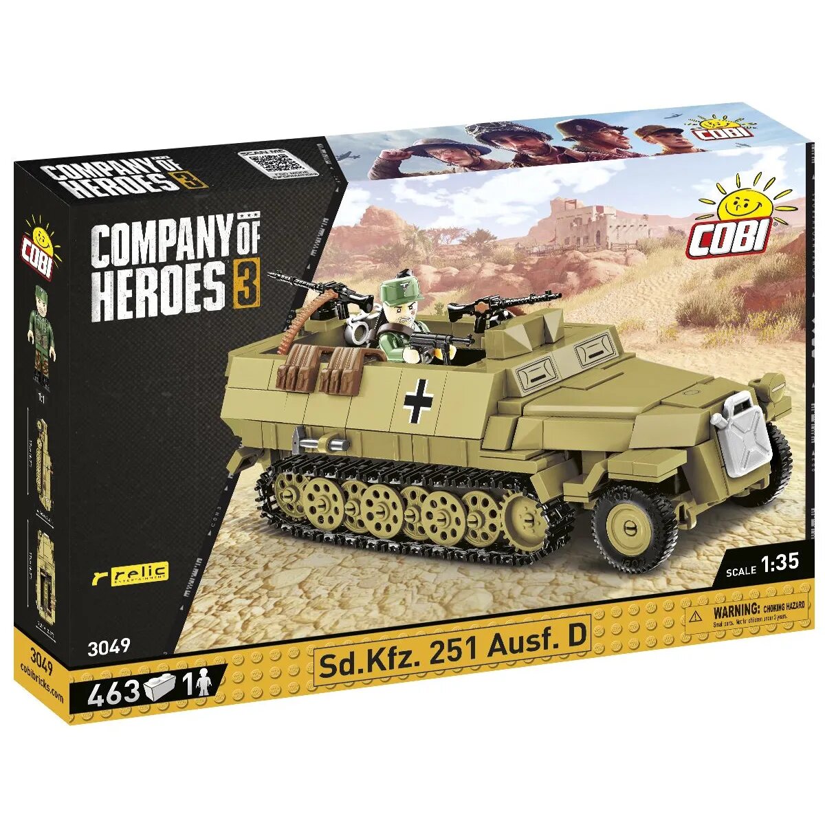 Cobi 3049 Company of Heroes 3 - Sd.Kfz. 251 Ausf.D