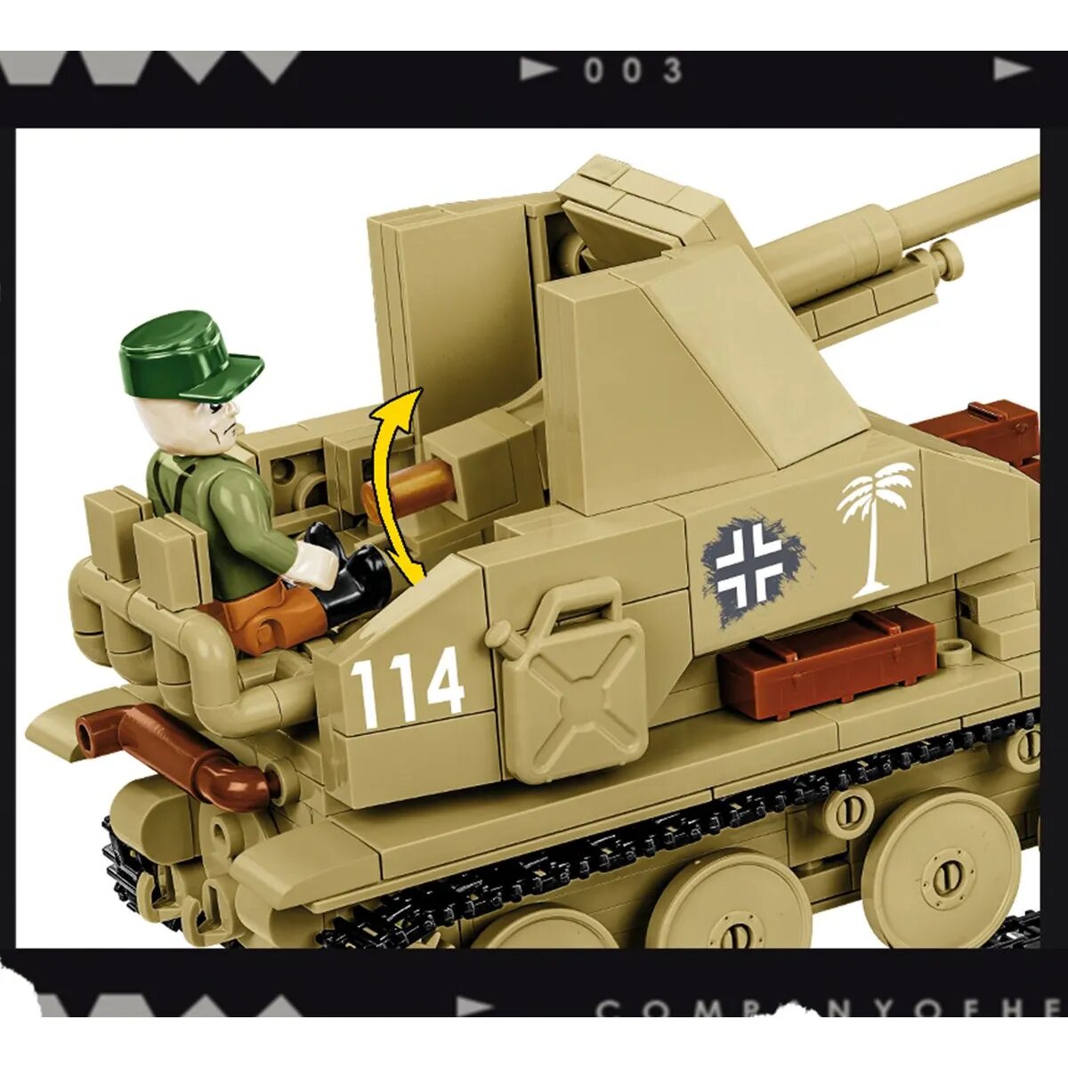 Cobi 3050 Company of Heroes 3 - Marder III Sd.Kfz.139