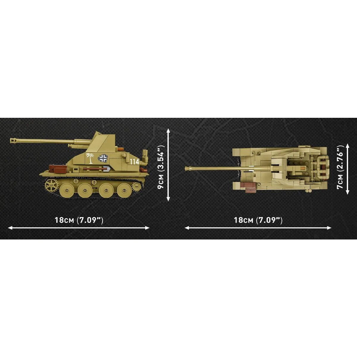 Cobi 3050 Company of Heroes 3 - Marder III Sd.Kfz.139