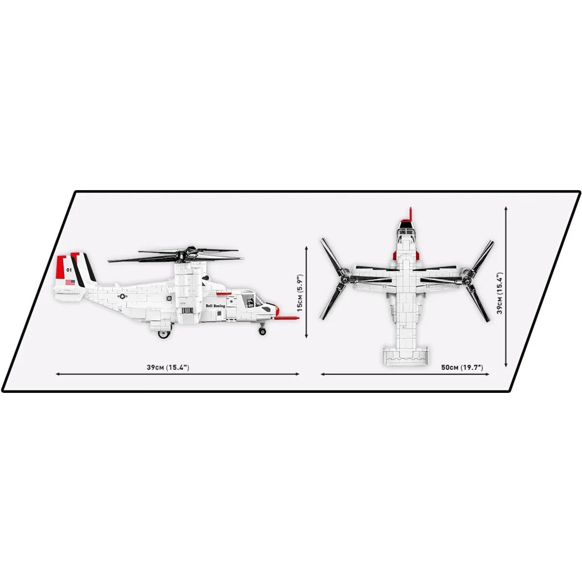 Cobi 5835 Armed Forces - Bell-Boeing V-22 Osprey First Flight Edition