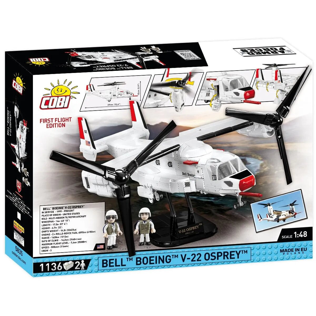 Cobi 5835 Armed Forces - Bell-Boeing V-22 Osprey First Flight Edition