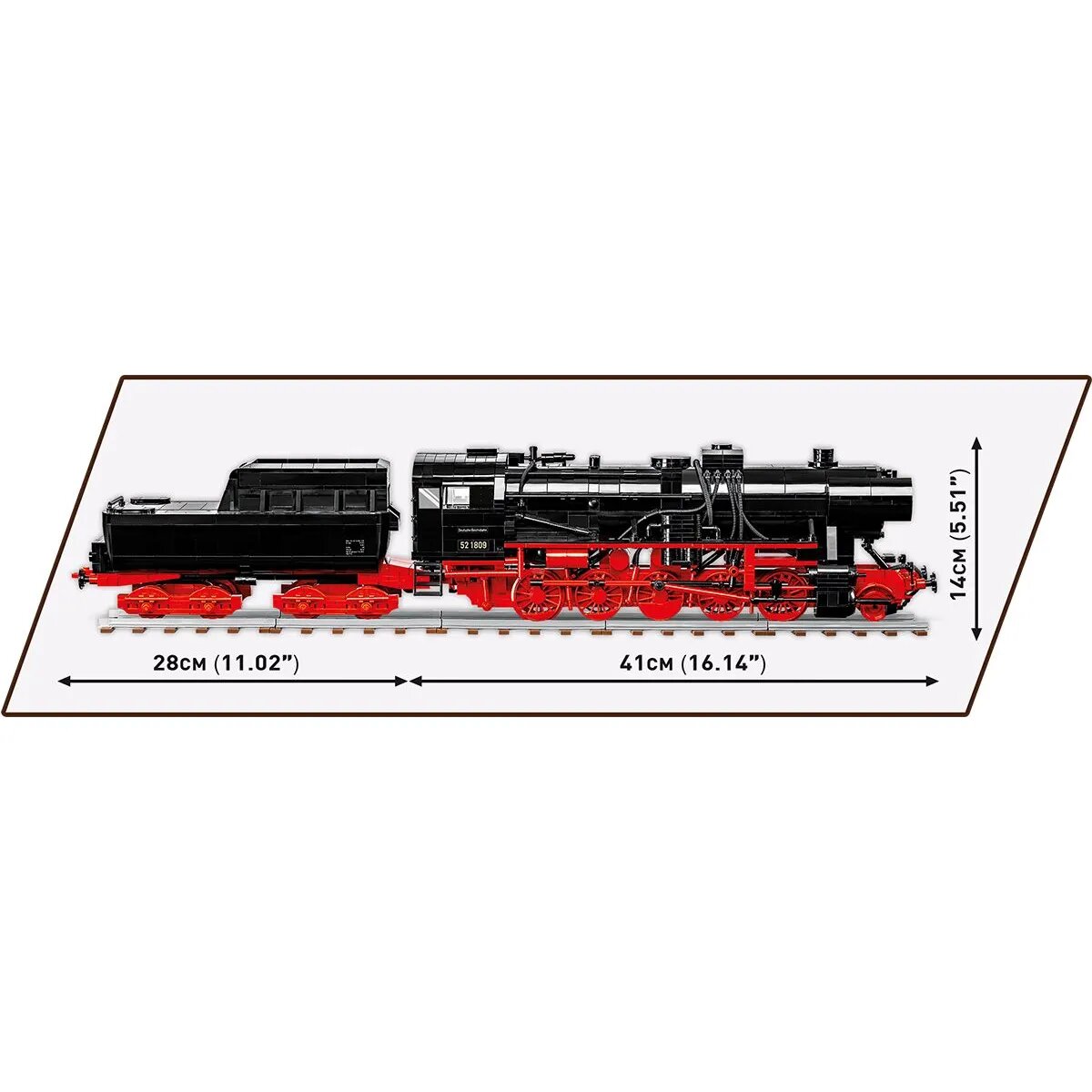 Cobi 6282 Historical Collection - DR BR 52 Steam Locomotive