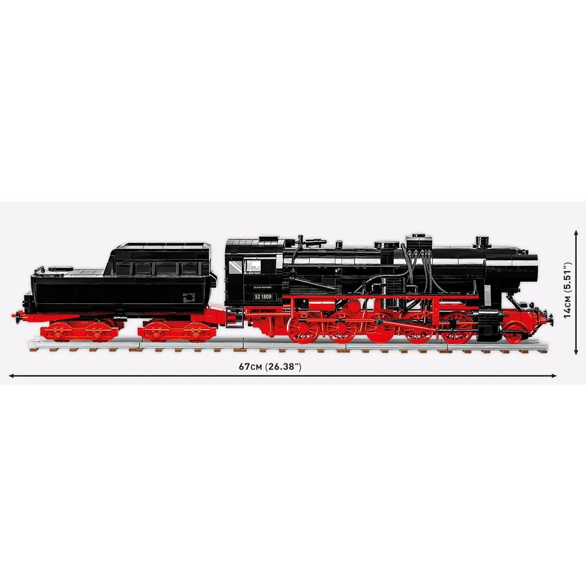 Cobi 6282 Historical Collection - DR BR 52 Steam Locomotive