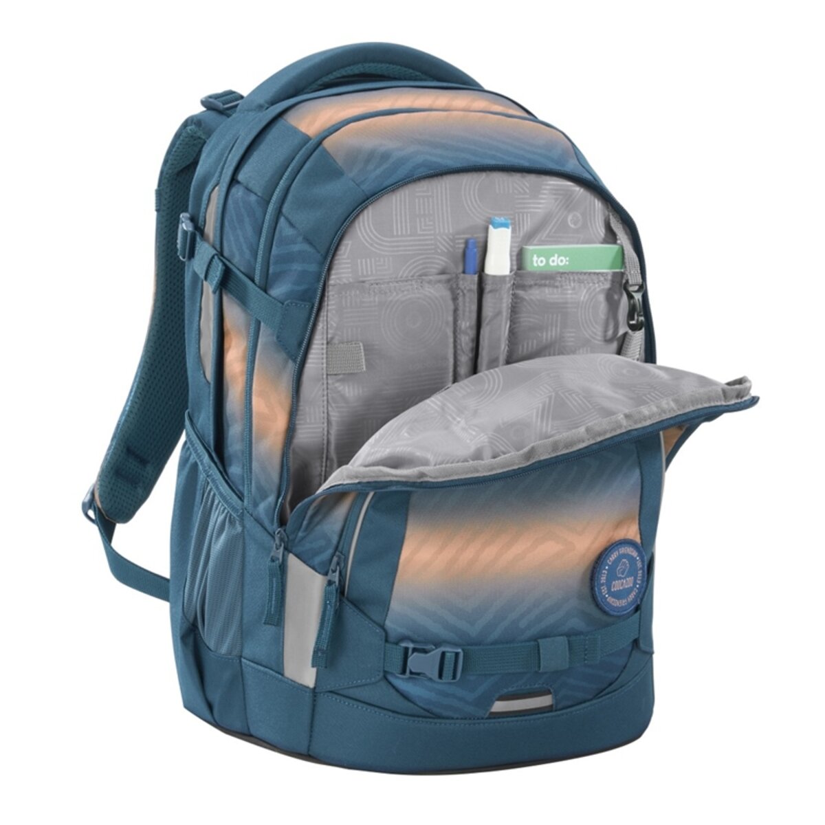 Coocazoo Rucksack MATE Pacific Tribes blau 30 Liter