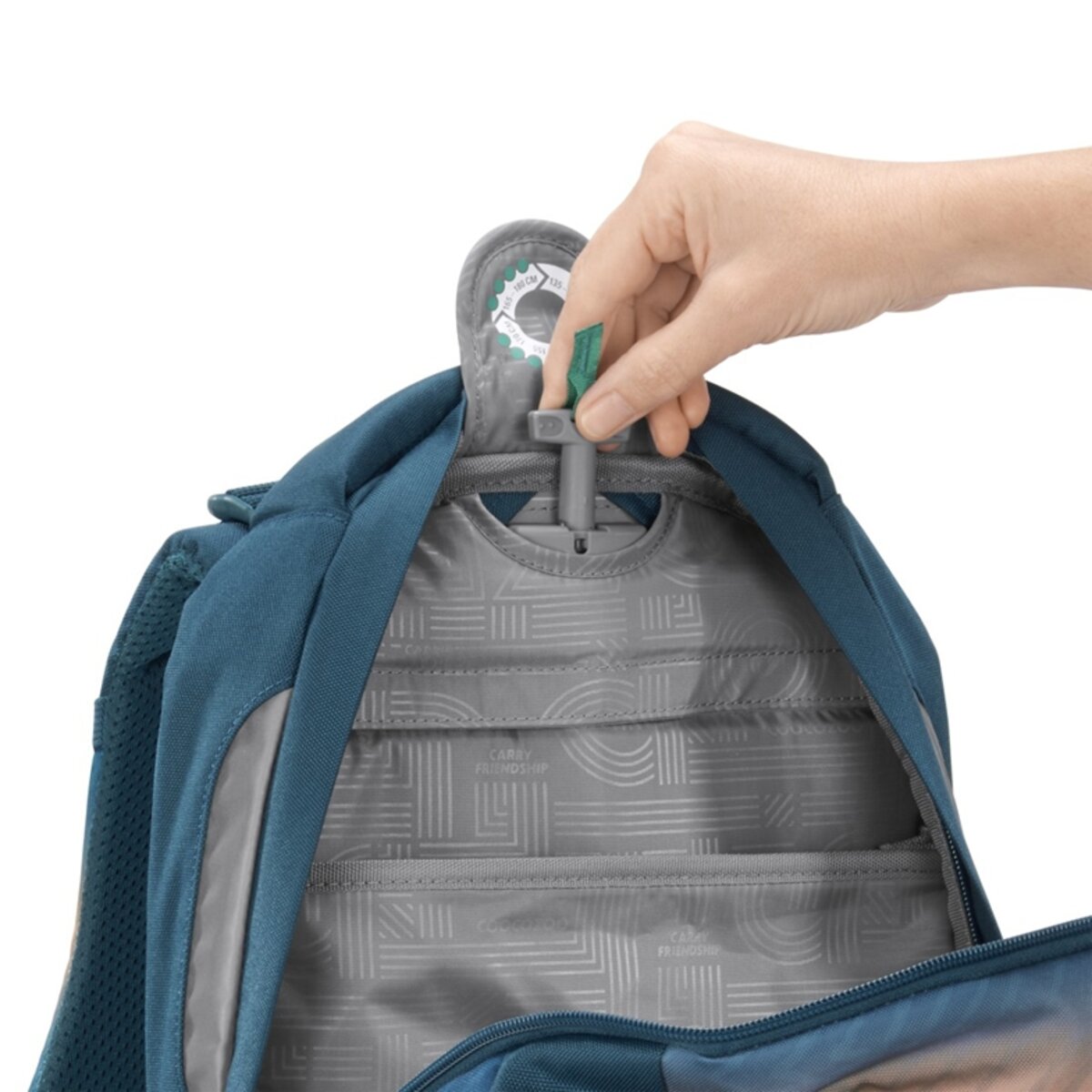 Coocazoo Rucksack MATE Pacific Tribes blau 30 Liter