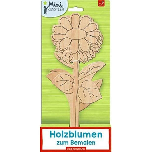 Coppenrath Verlag Holzblumen zum Bemalen (Mini-Künstler)