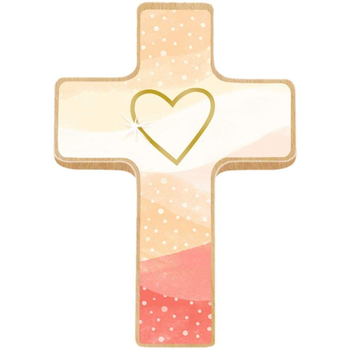 Coppenrath Verlag Holzkreuz auf Büchl.: Du bist geborgen in Gottes Hand, sort.