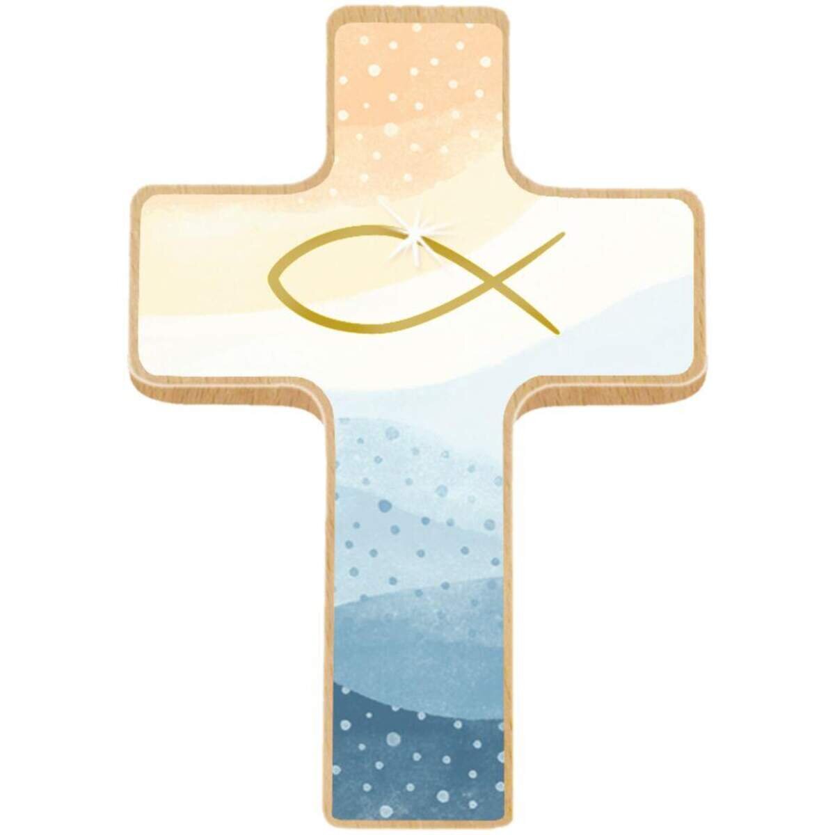 Coppenrath Verlag Holzkreuz auf Büchl.: Du bist geborgen in Gottes Hand, sort.