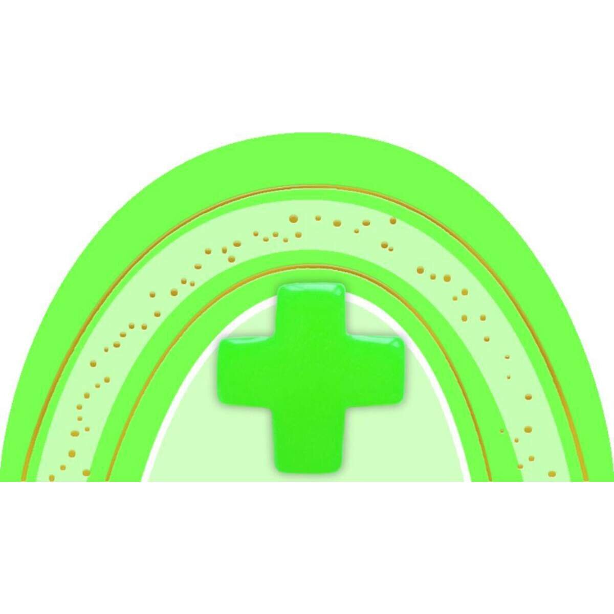 Coppenrath Verlag Kunstharzkreuze - Bunte Regenbogen-Kreuze, 1 Stück, 6-fach sortiert