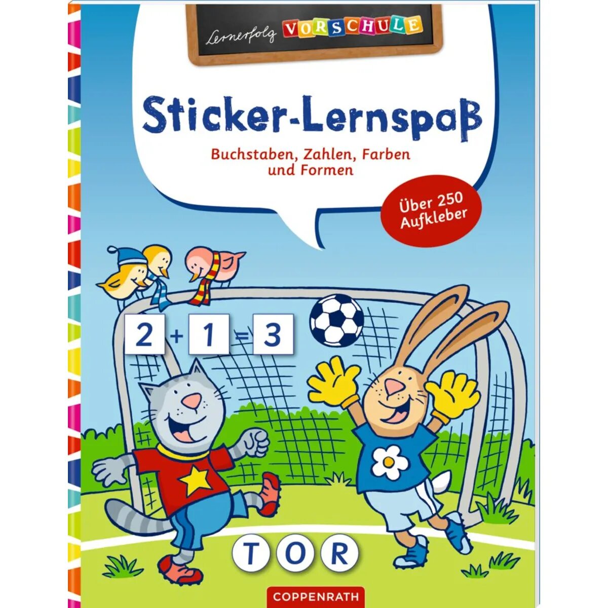 Coppenrath Verlag Lernerfolg Vorschule: Sticker-Lernspaß (Fußball)