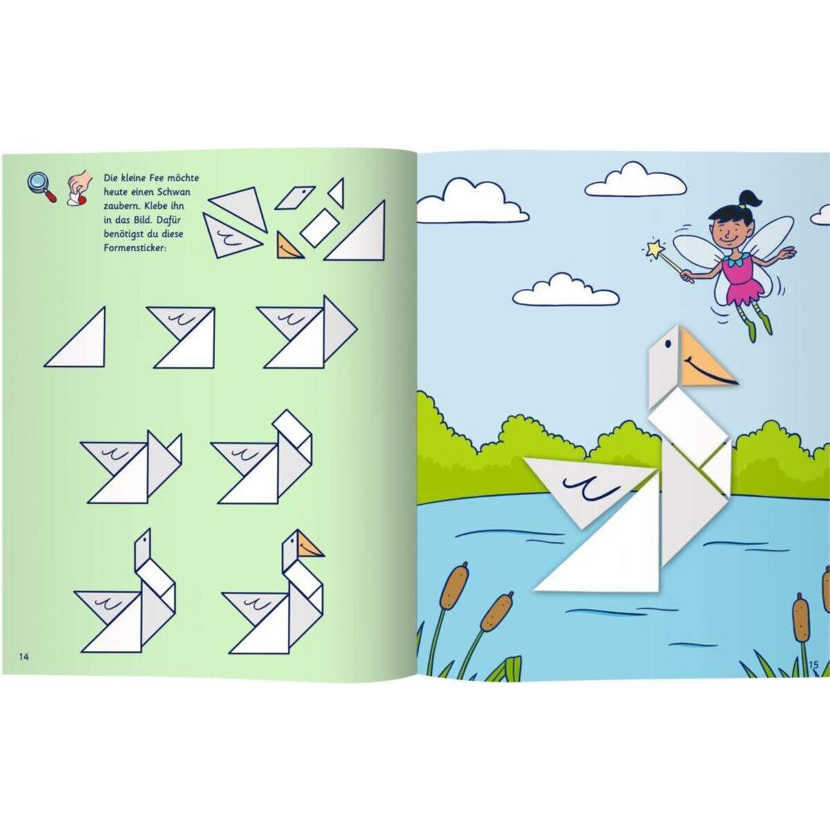 Coppenrath Verlag Lernerfolg Vorschule: Sticker-Lernspaß (Feen&Einhörner)