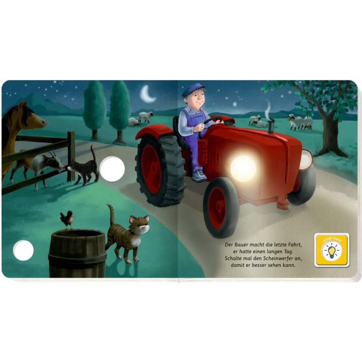 Coppenrath Verlag Licht an, Licht aus Im Bauernhaus