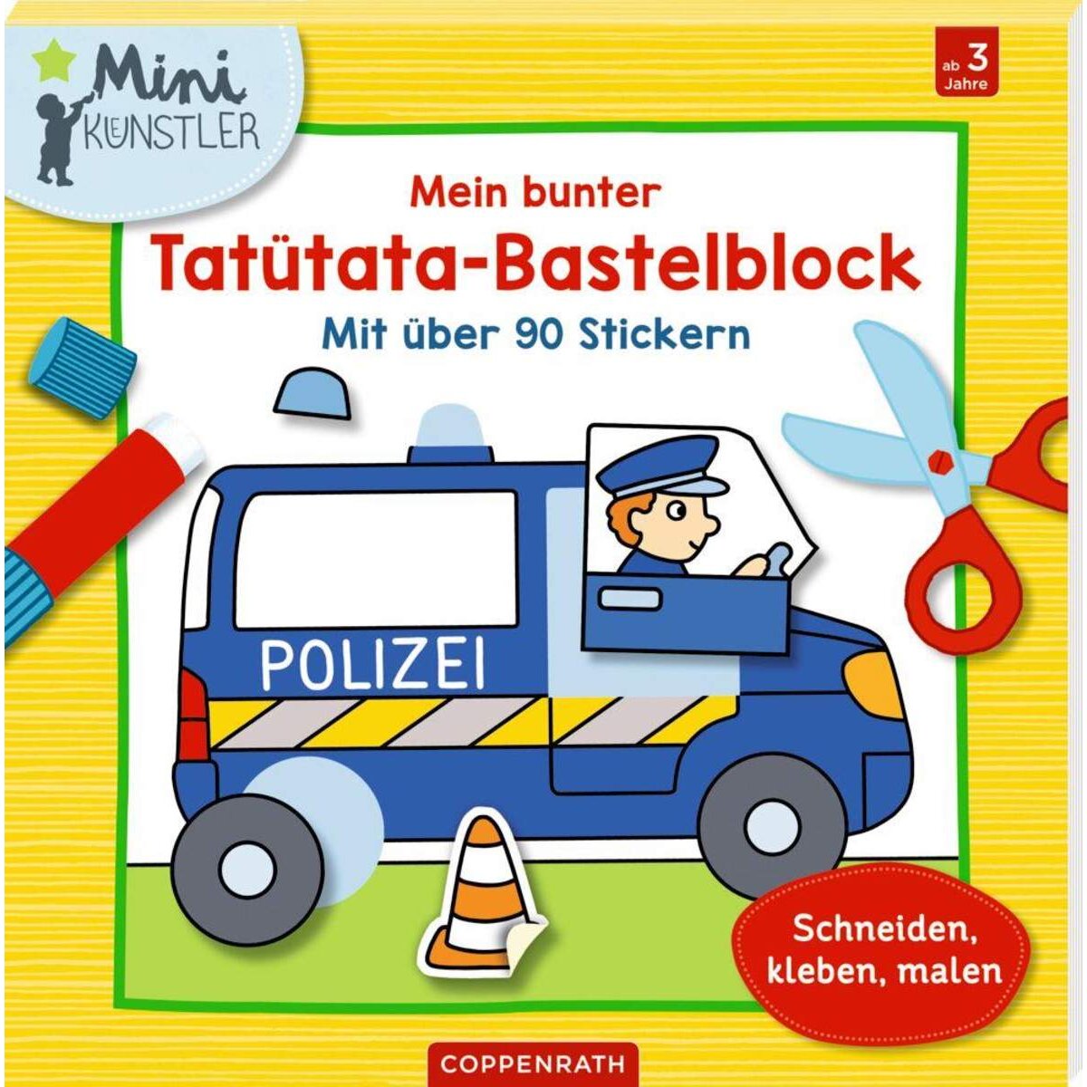 Coppenrath Verlag Mein bunter Tatütata-Bastelblock (Mini-Künstler)