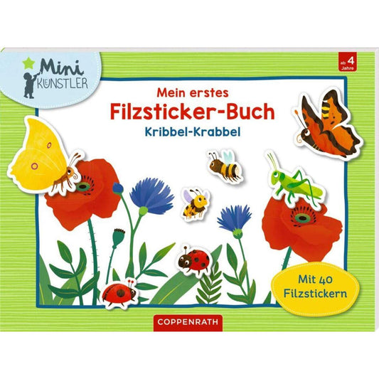Coppenrath Verlag Mein erstes Filzsticker-Buch: Kribbel-Krabbel (Mini-Künstl.)