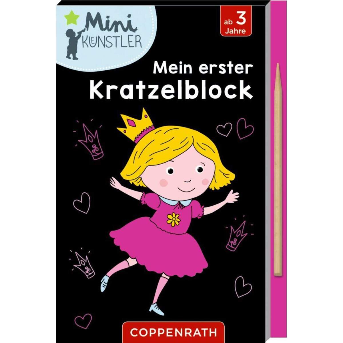 Coppenrath Verlag Meine ersten Kratzelbilder (Mini-Künstler), 1 Stück, 4-fach sortiert