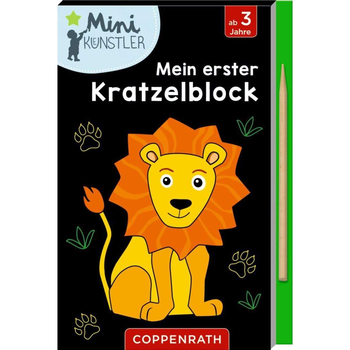 Coppenrath Verlag Meine ersten Kratzelbilder (Mini-Künstler), 1 Stück, 4-fach sortiert