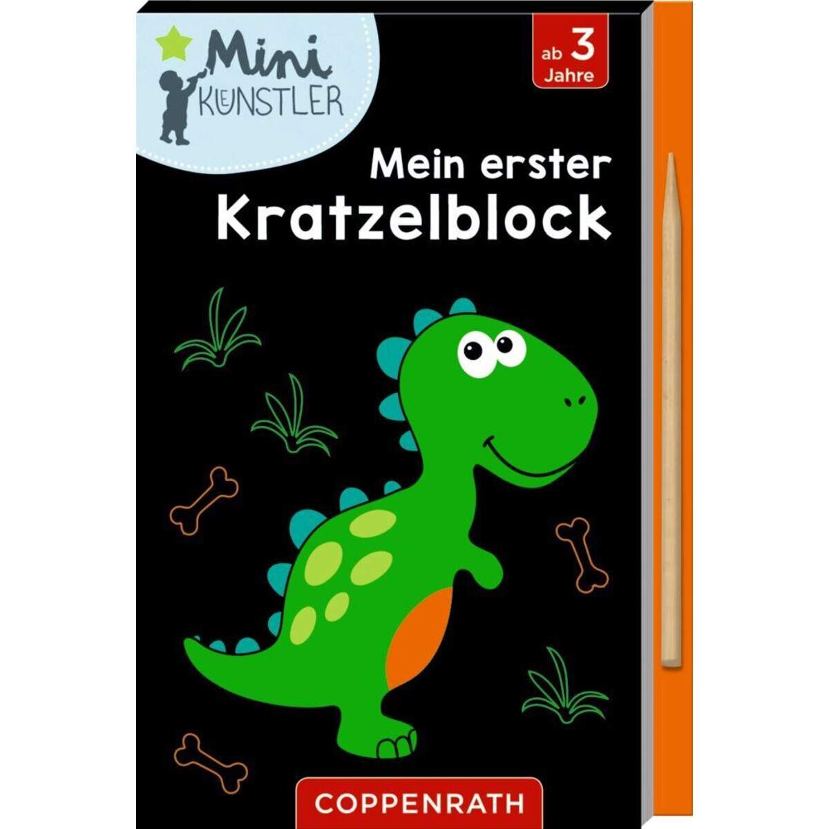 Coppenrath Verlag Meine ersten Kratzelbilder (Mini-Künstler), 1 Stück, 4-fach sortiert