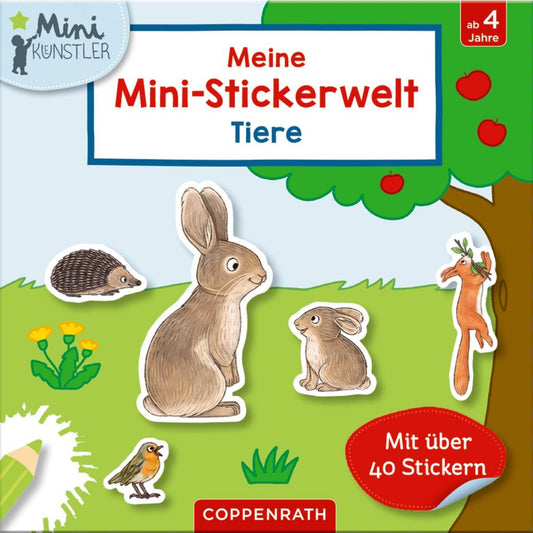 Coppenrath Verlag Meine Mini-Stickerwelt: Tiere (Mini-Künstler)