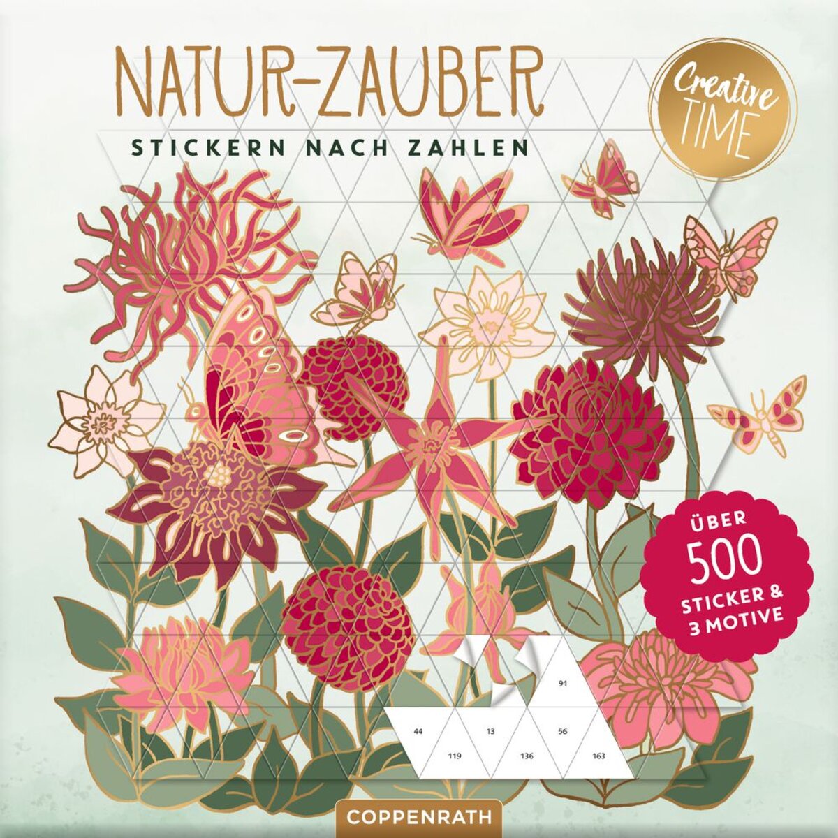 Coppenrath Verlag Stickern nach Zahlen: Natur-Zauber - Creative Time