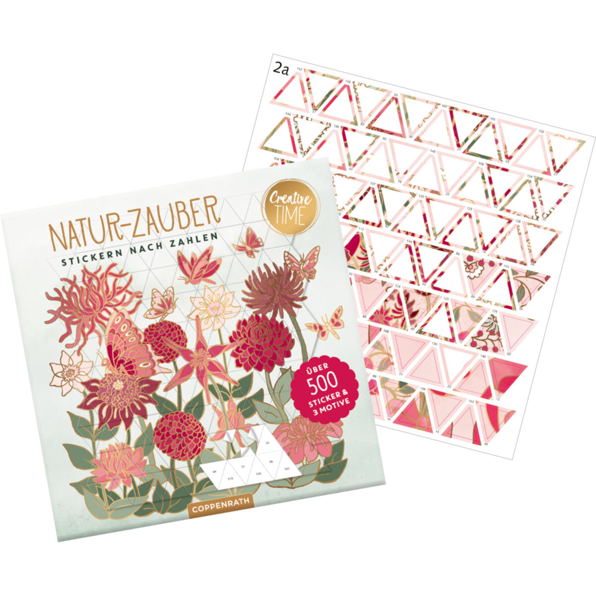 Coppenrath Verlag Stickern nach Zahlen: Natur-Zauber - Creative Time