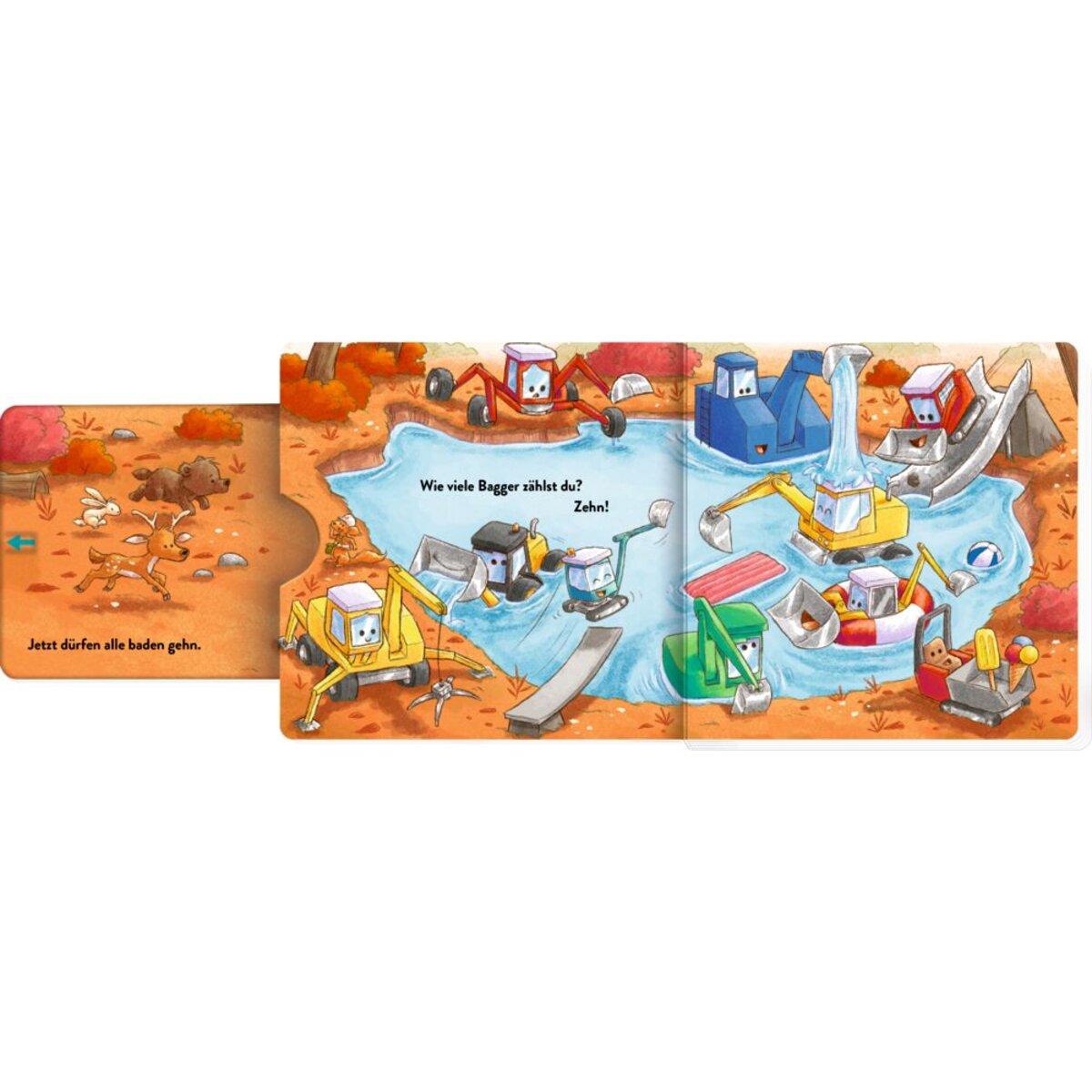 Coppenrath Verlag Wer will fleißige Bagger sehn? Der schiebt und zählt von 1 bis 10!