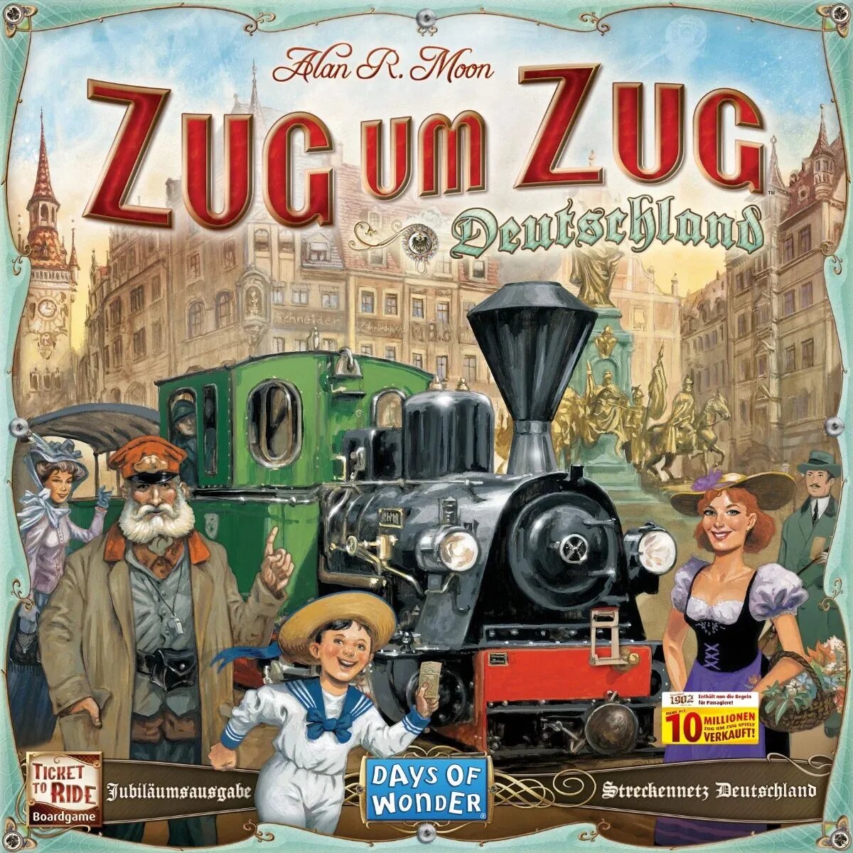 Days of Wonder Zug um Zug Deutschland (Neuauflage inkl. "Deutschland 1902")