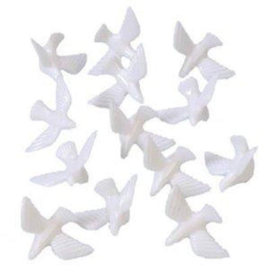 Deko Streuteile Tauben, 30 Stück