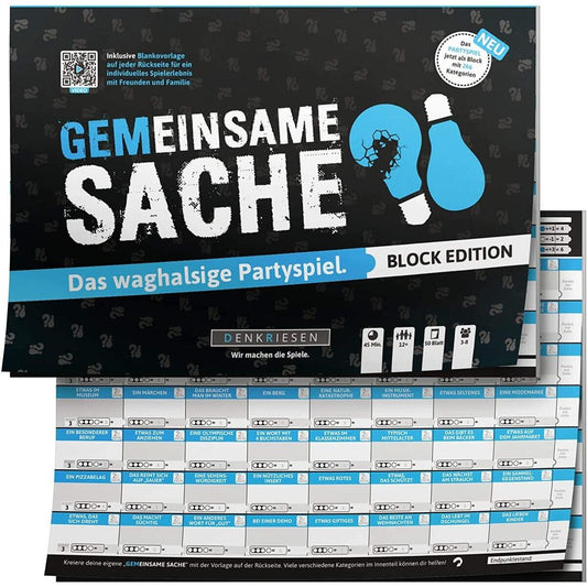 Denkriesen PARTYFIEBER - GEMEINSAME SACHE Block Edition "Das waghalsige Partyspiel"