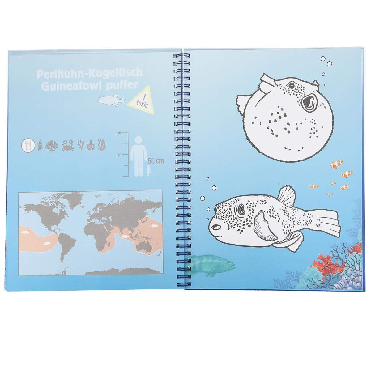 Depesche Dino World Malbuch-Set UNDERWATER