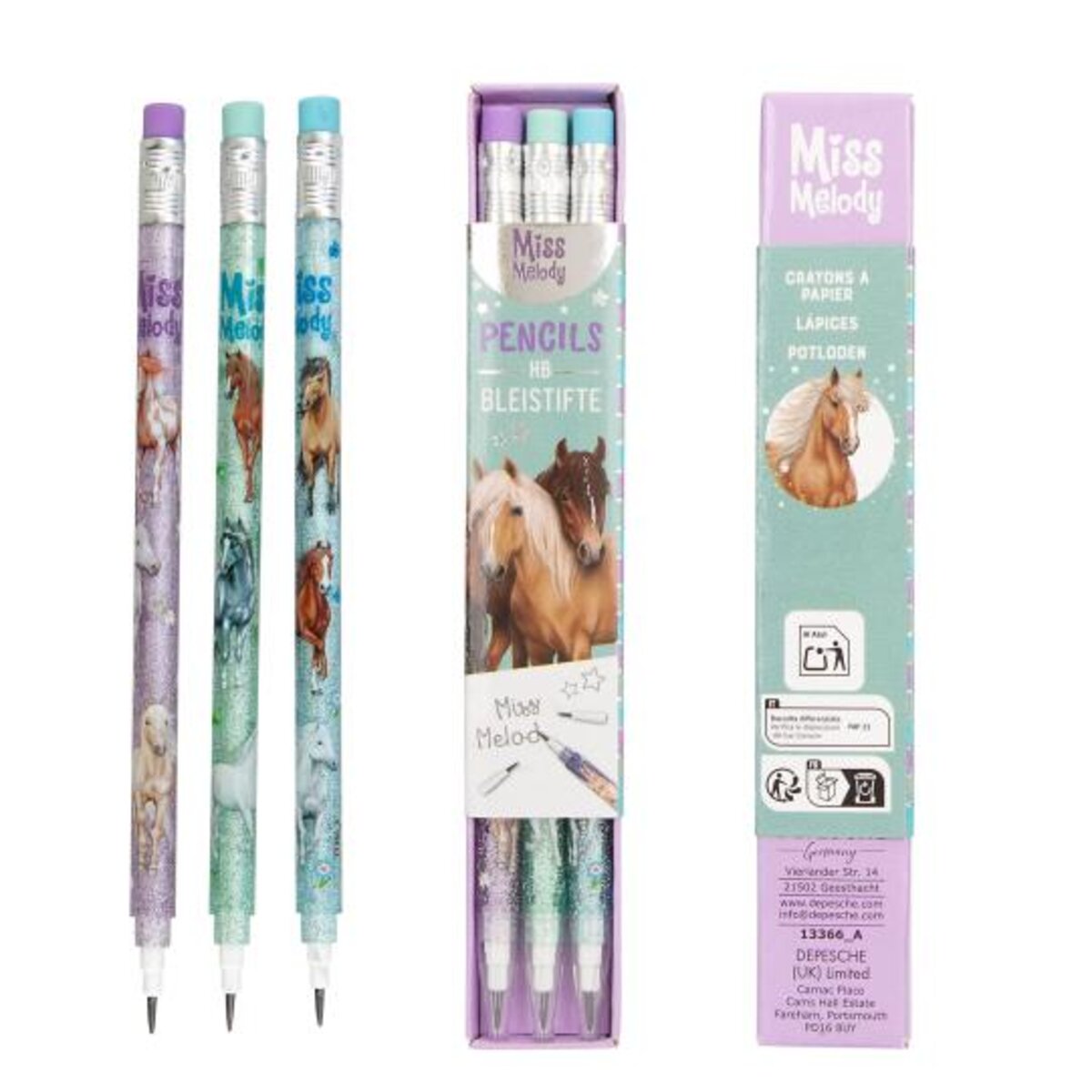 Depesche Miss Melody Push Pencils, sortiert