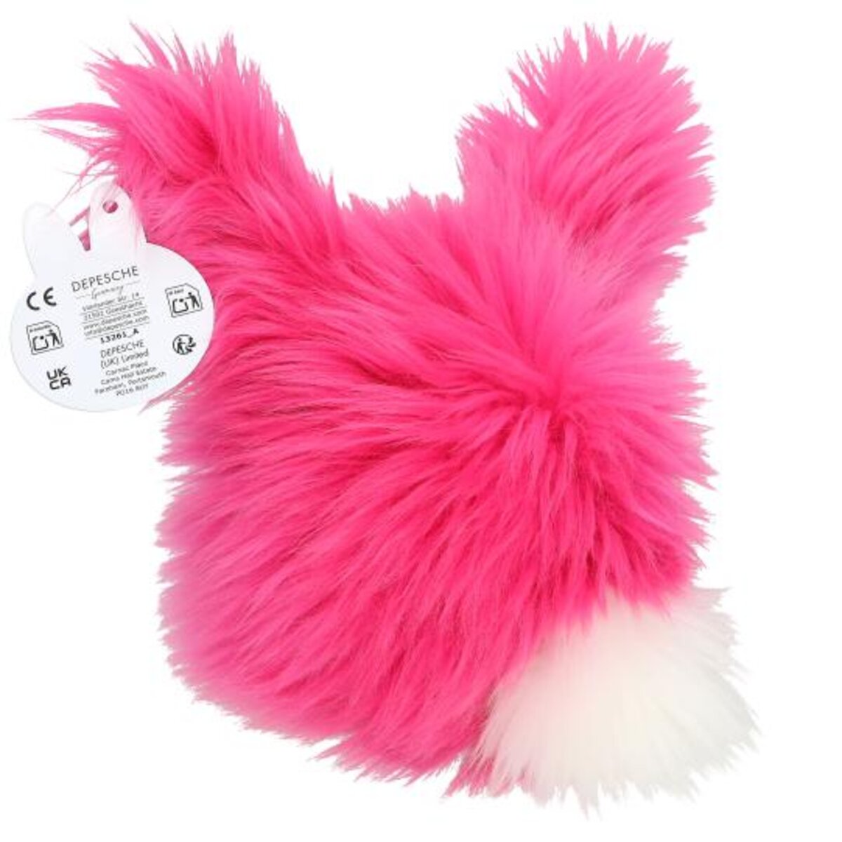 Depesche Plüschtier SNUKIS Flauschiger Hase Pink 18 cm